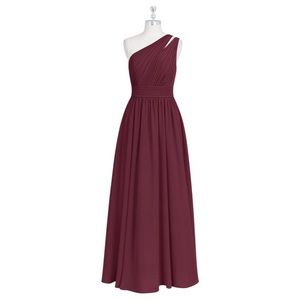 Azazie Bridesmaid Dress Cabernet